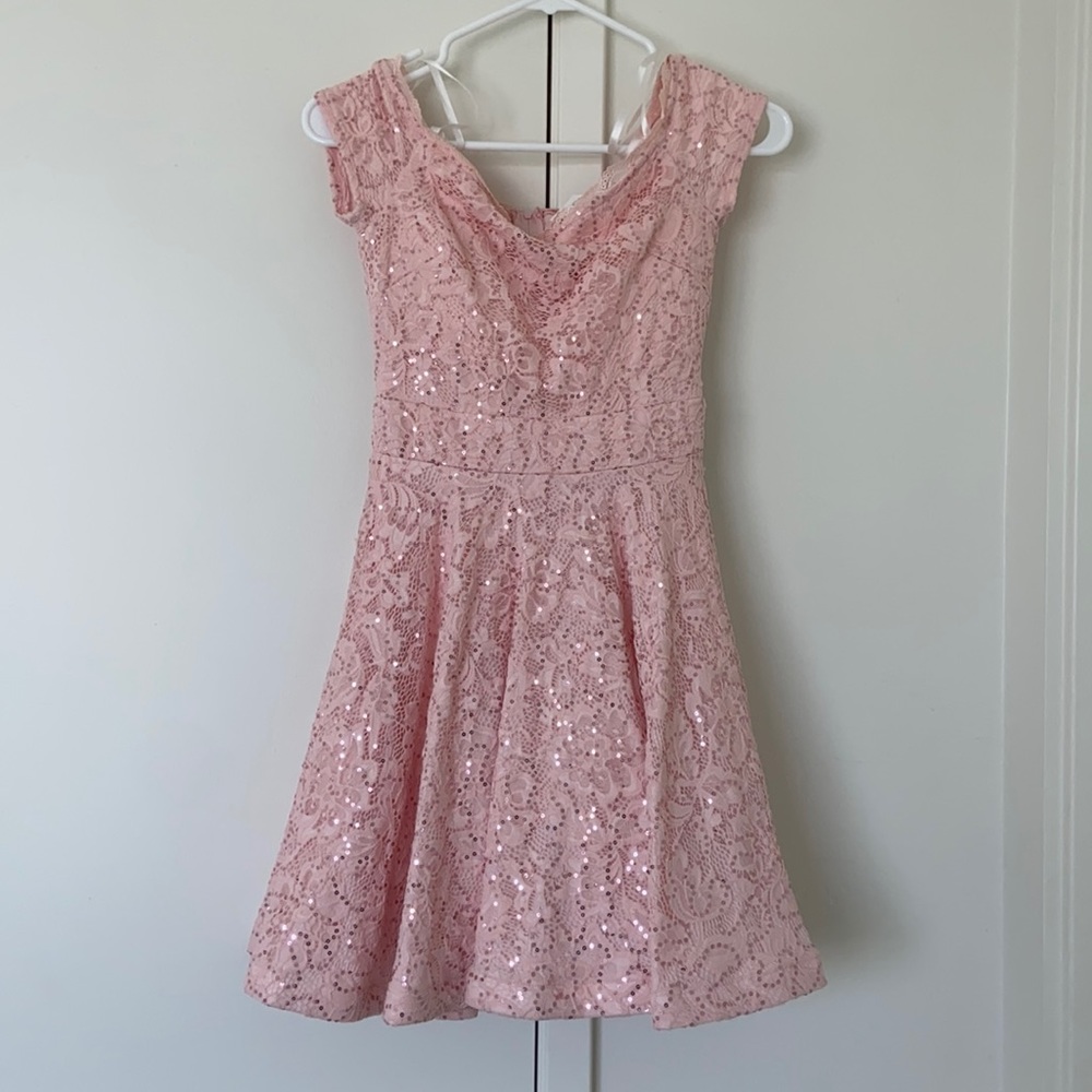 Pink cocktail dress